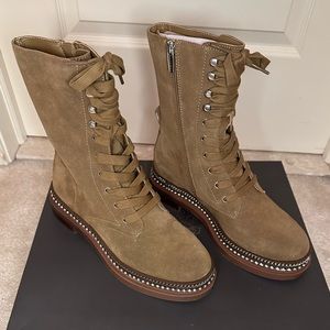 Vince Camino Branda Embellished Combat Boots